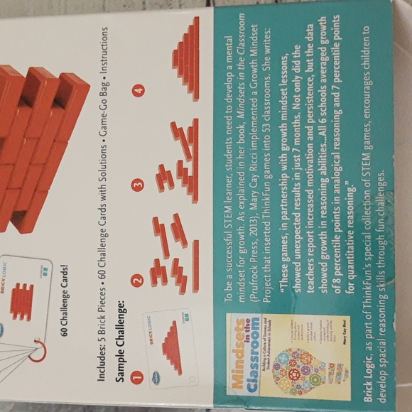 ThinkFun Brick Logic STEM Brainteaser 3D Puzzle Game RARE - Picture 10 of 12